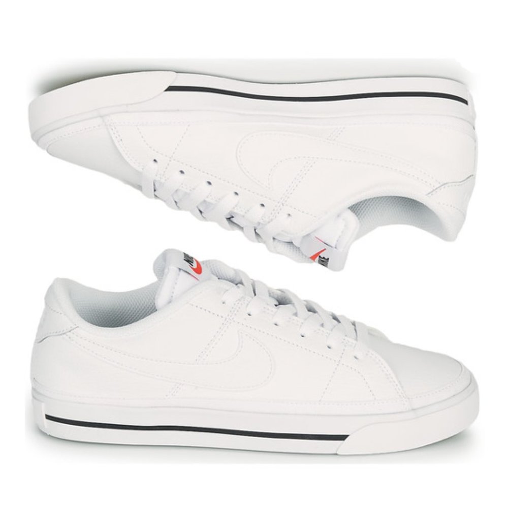 Nike Court Legacy White Men Sneakers White Size 10